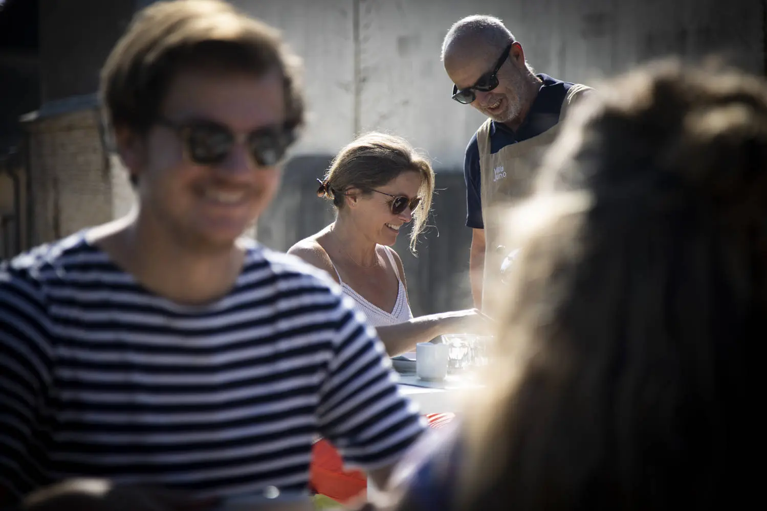 Villa Juno - Petit-déjeuner au jardin