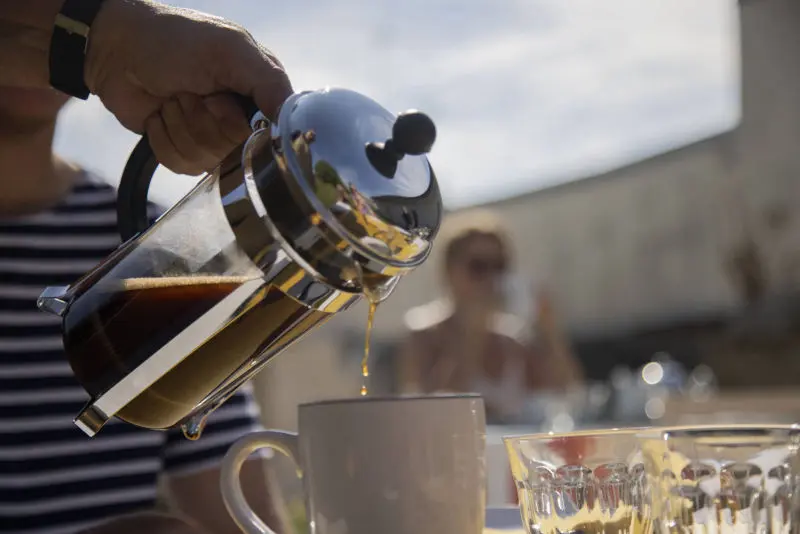 Villa Juno - Petit-déjeuner au jardin